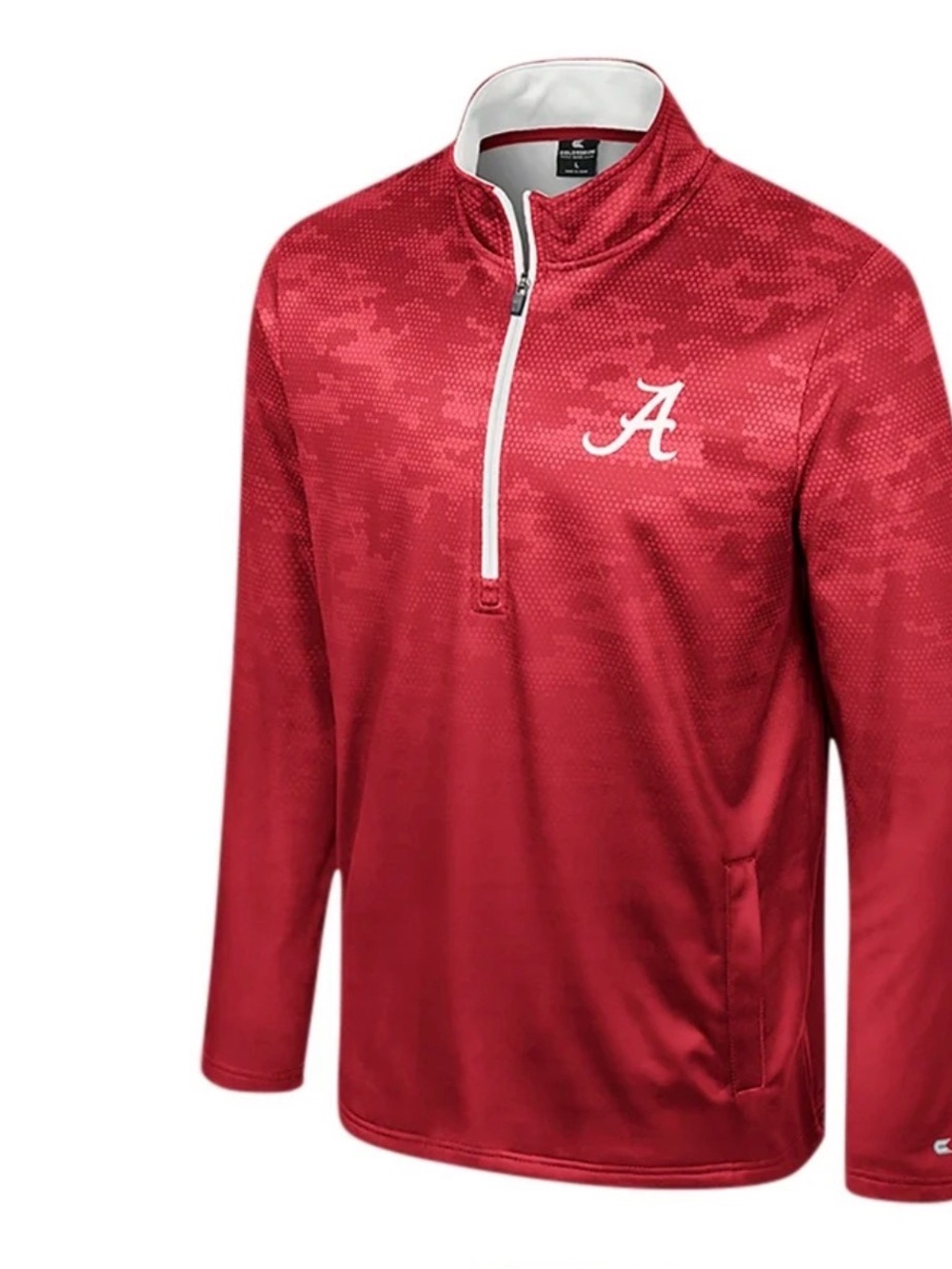 Alabama Crimson Red Quarter-Zip Performance Pullover
